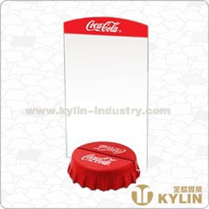 menu holder with cap base