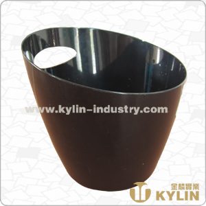 slanting aluminum ice bucket