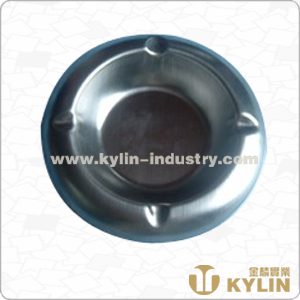 round stainless steel ashtray
