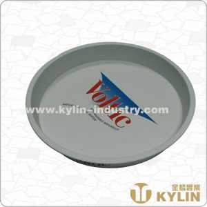 round tin tray