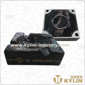 square ceramic ashtray