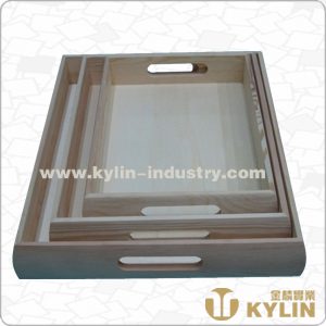 wooden tray