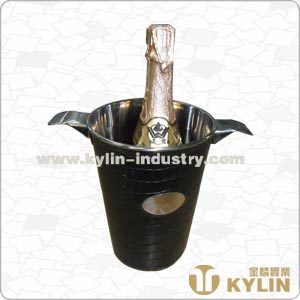 SS ice bucket with PU