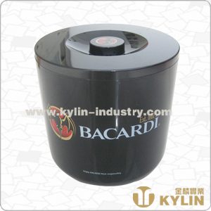 double wall ice bucket with lid