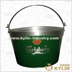 aluminum ice bucket with handle