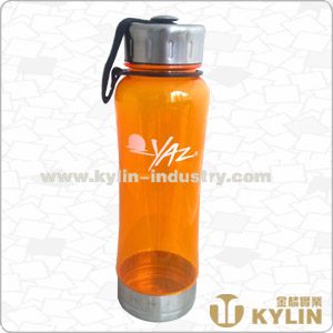 water bottle with metal lid