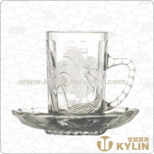 glass cup&saucer(JL-BD5478)