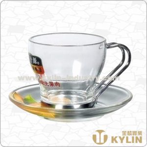 glass cup&saucer(JL-BD8174)