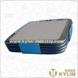 square SS coaster set