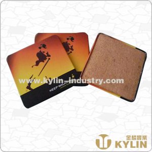 square tin coaster