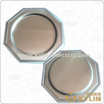 metal coaster with tray