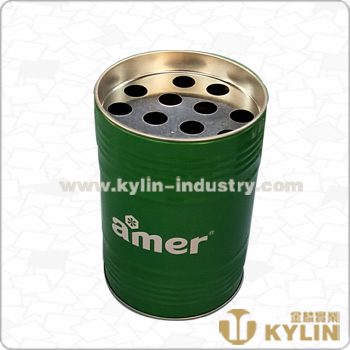 tinplate column ashtray