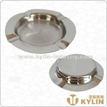 round ss ashtray