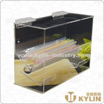 horizontal straw dispenser
