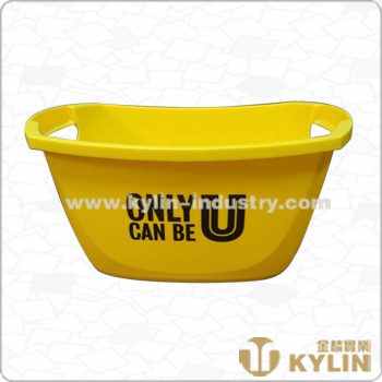 large plastic ice bucket