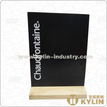 wood menu rack