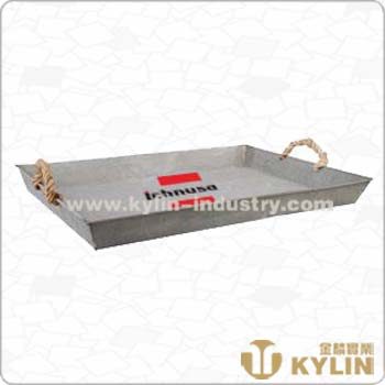 rusty square tray