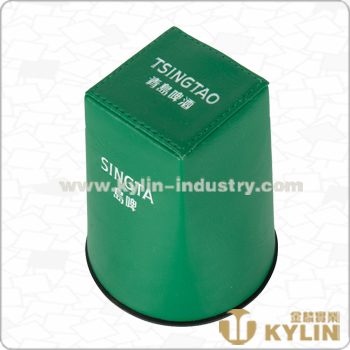 leather dice cup(JL-LDC005-A)