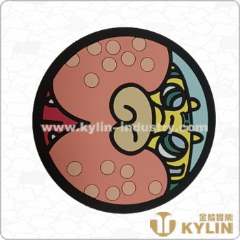 PVC round coaster