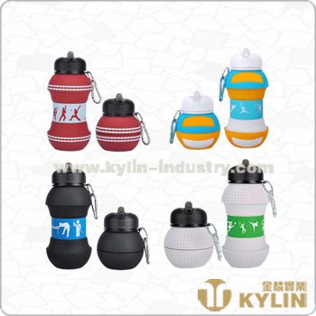 ball shape folding bottle