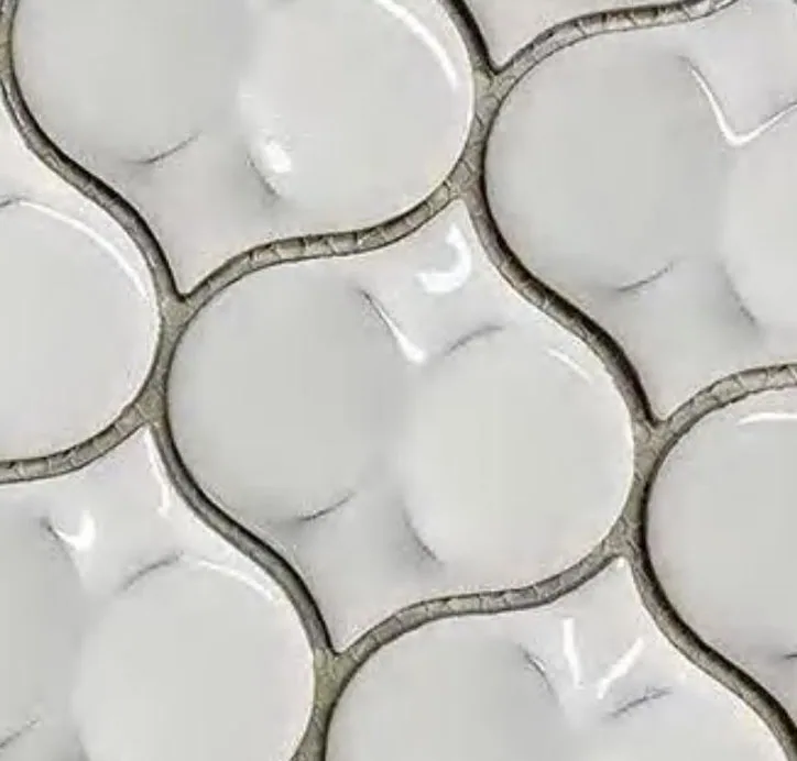 Conceve Convex Rain Drop Porcelain Mosaic porcelain c tile in 61X67mm S