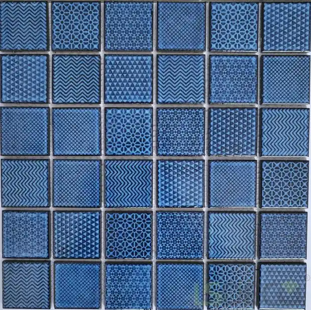 Mermaid 2″ x 2″ Pool Tile porcelain tile in 2″ x 2″