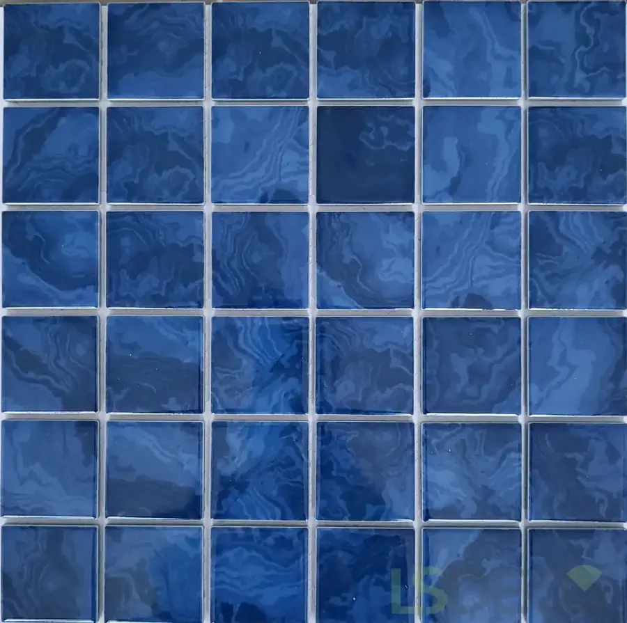 Cirrus 2″ x 2″ Pool Tile porcelain tile in 2″ x 2″