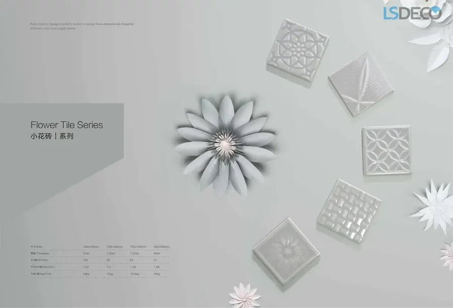 Flower Tile Series mosaic tile