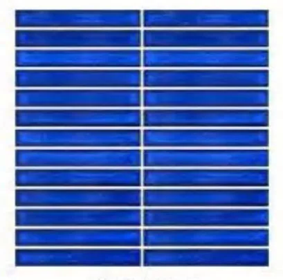 Stack Porcelain Mosaic porcelain ch tile in 22X145mm S