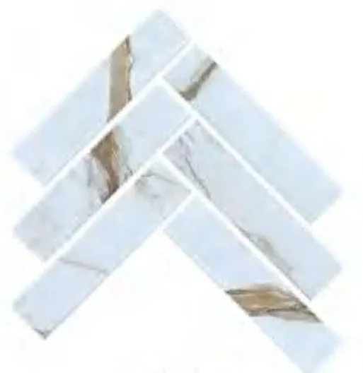 Herringbone Porcelain Mosaic porcelain ch tile in 45X195mm S