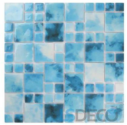 Plam Glass Pool Tile – Mixed glass tile in Mixed