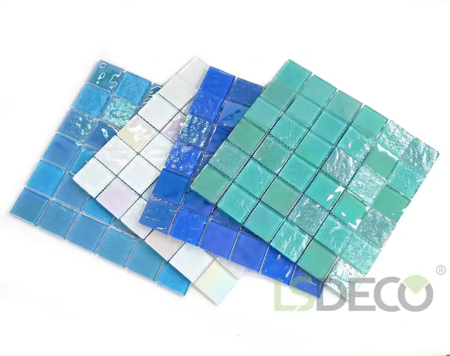 Bali 2″ x 2″ Glass Pool Tile glass tile in 2″ x 2″