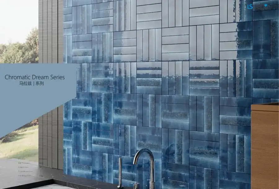 Chromatic Dream Series ceramic tile in 60x240MM/100x100MM/50x150MM