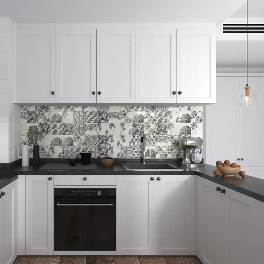 Auckland 6″ x 6″ Ceramic Wall Tile ceramic tile in 6″ x 6″ — detail view 4