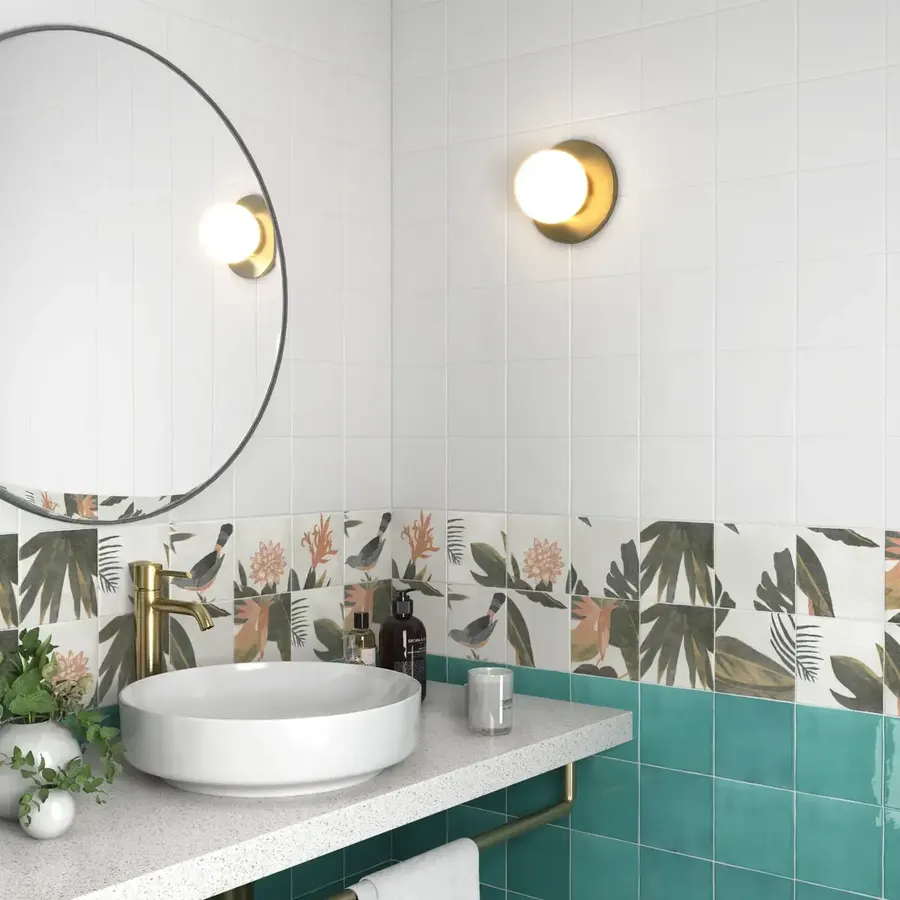Auckland 6″ x 6″ Ceramic Wall Tile ceramic tile in 6″ x 6″