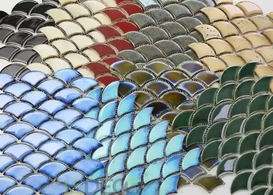 Nebula Fish Scale Porcelain Tile porcelain tile