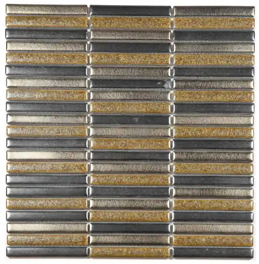 Kit Kat Porcelain 12 x 92mm Metallic Tile porcelain tile in 12 X 92mm