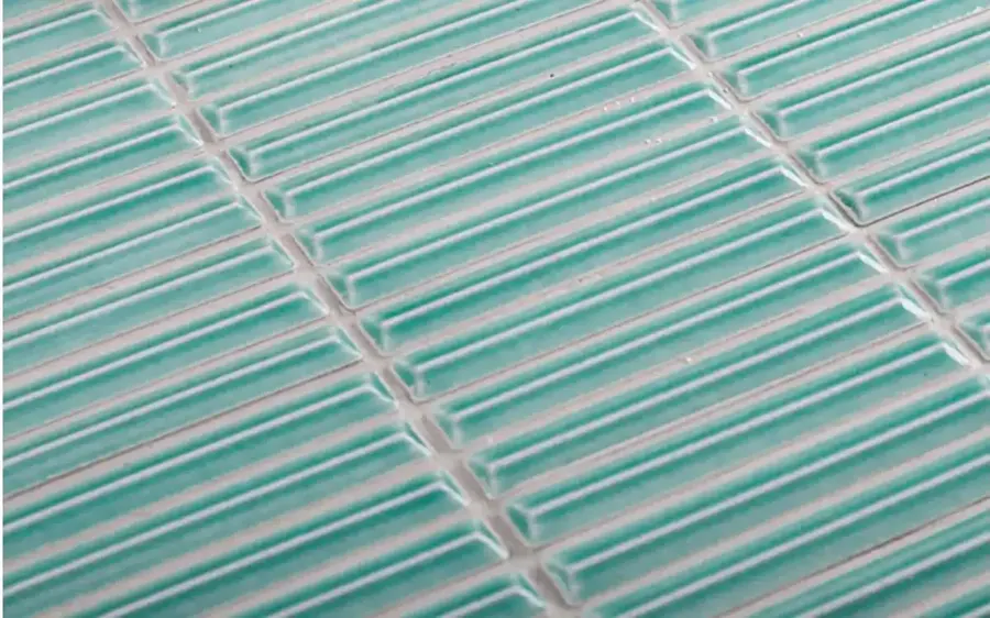 Kit Kat 3D Mosaic Tile 12 x 92mm porcelain tile in 12 x 92mm