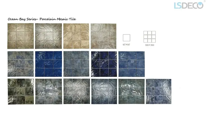 Ocean Bay 4” x 4” Porcelain Tile porcelain tile in 4” x 4”