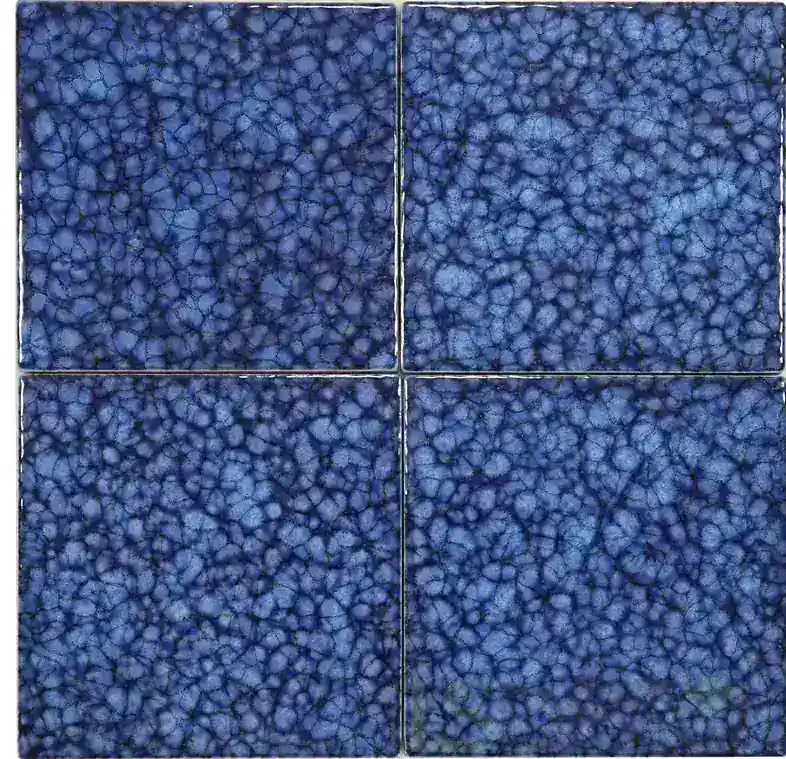 Odyssey 6″ x 6″ Blue Pool Tile porcelain tile in 6″ x 6″