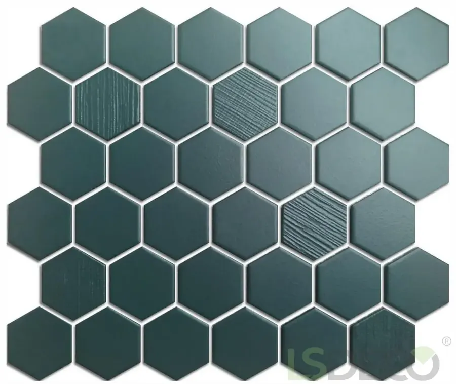 Reef Porcelain Wall Tile porcelain tile in 51 x 59mm