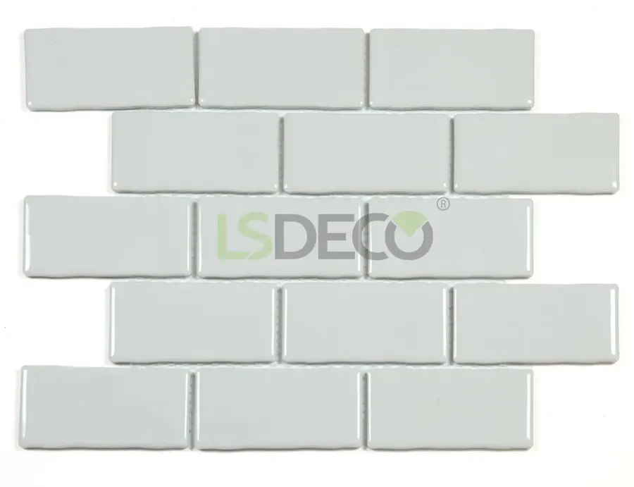 Subway 2″ x 4″ Glossy Porcelain Tile porcelain tile in 50 x 100 mm