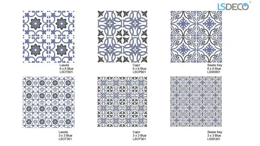 Santa Monica Porcelain Pool Mosaic porcelain s tile — detail view 2