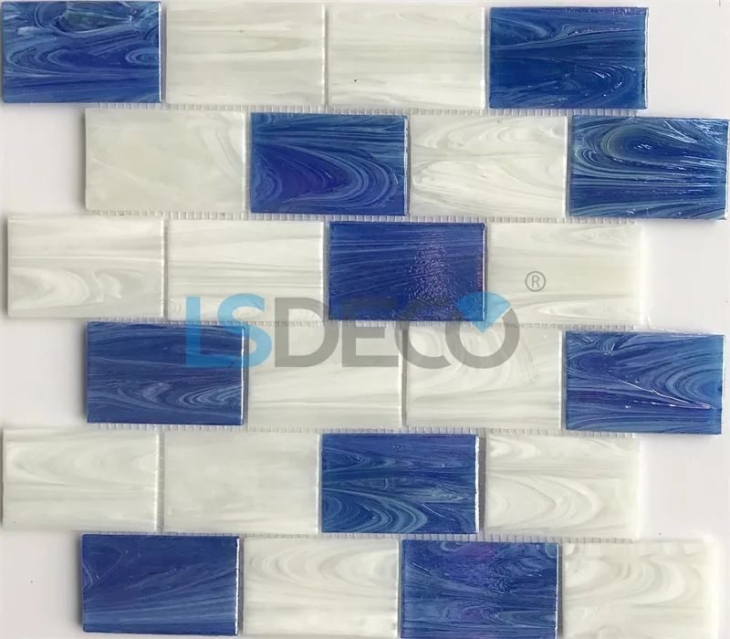 Treasure Glass Pool Tile – 2” X 3” glass tile in 2” x 3” — detail view 3