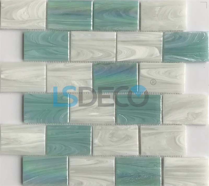 Treasure Glass Pool Tile – 2” X 3” glass tile in 2” x 3” — detail view 4