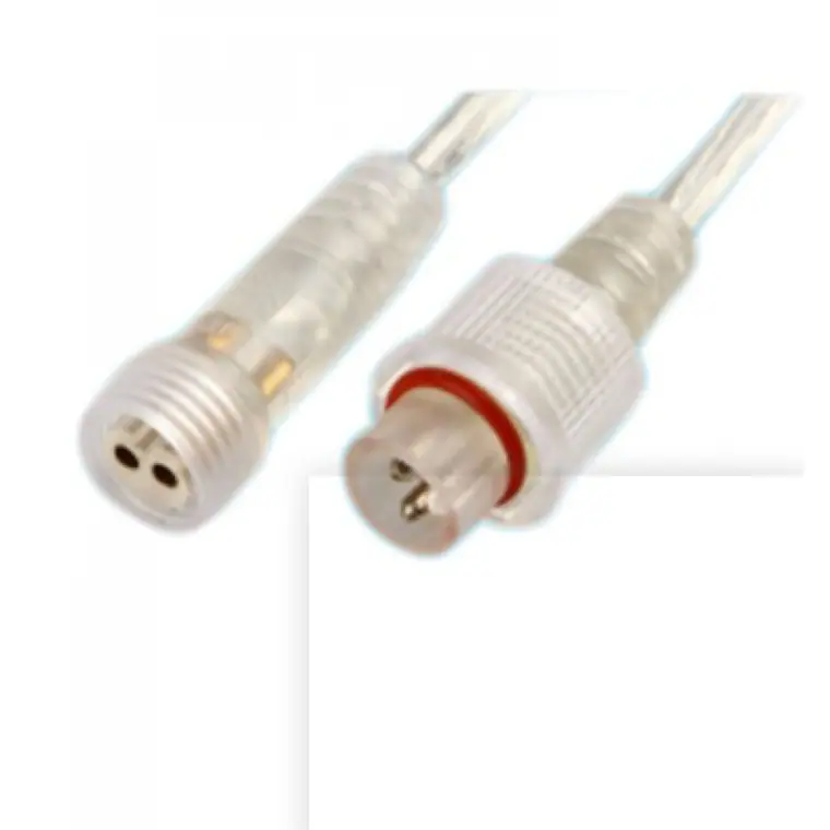 Waterproof LED Flexible Cable DC Power 2 pin 3pin Male To Female IP68 Cable