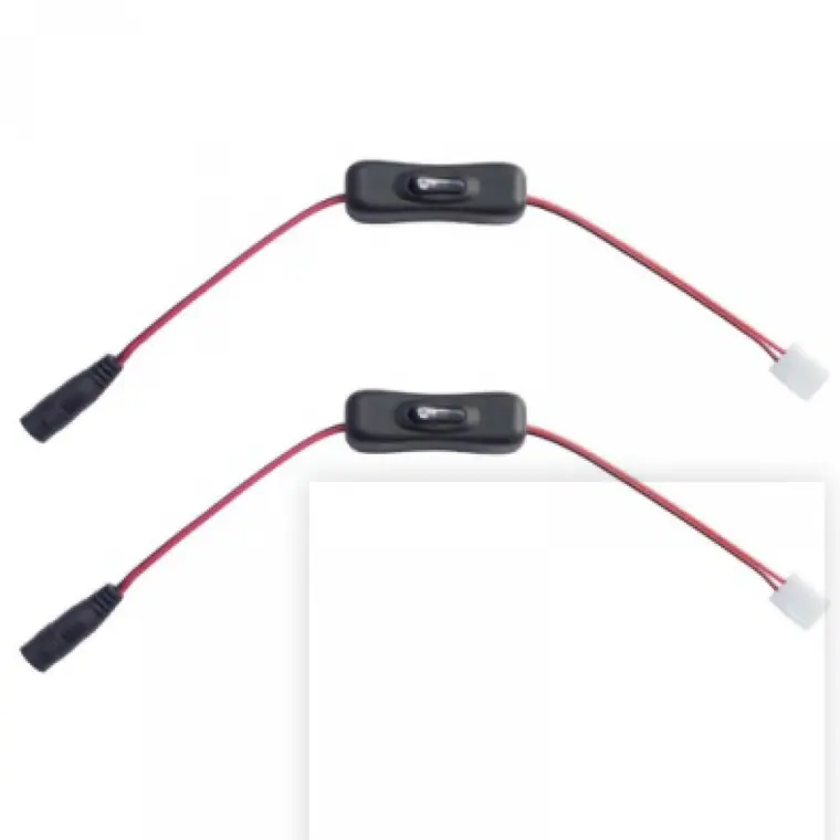 dc5.5*2.1 female to PH2.0-2Y cable with 304 switch cable