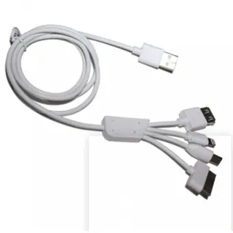 Wholesale Universal 4 in 1 multi port USB Multi charger Cable For Mobile Phone MP3 MP4