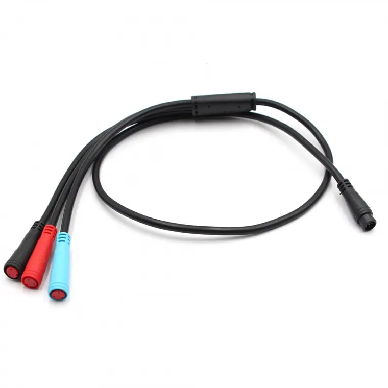 Colorful Male Female 2pin/3pin/4pin 3 in 1 Waterproof LED Strip Connector Cable