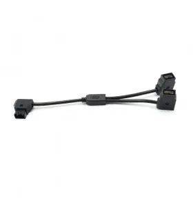 d-dap male to 2 d tap female splitter 18AWG cable